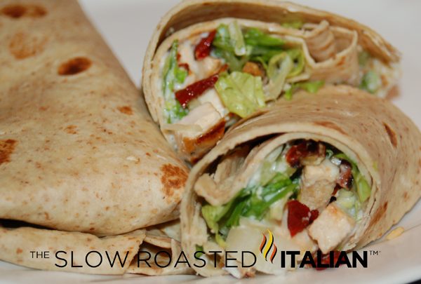 grilled chicken wrap