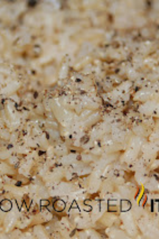 Peppered Baked Brown Rice