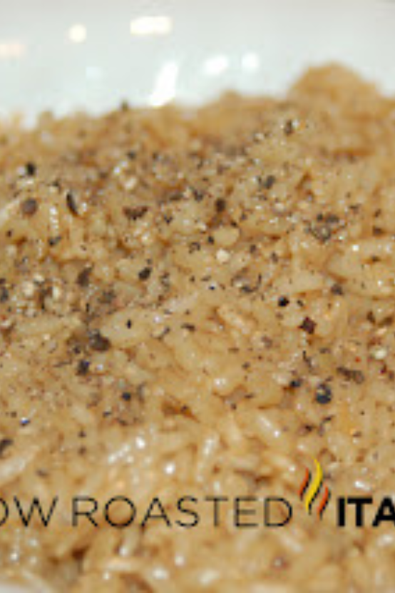 Simple Lemon Pepper Baked Brown Rice