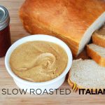 homemade honey roasted peanut butter with loaf of white bread