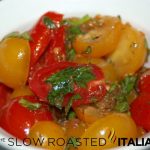 tomato salad, close up