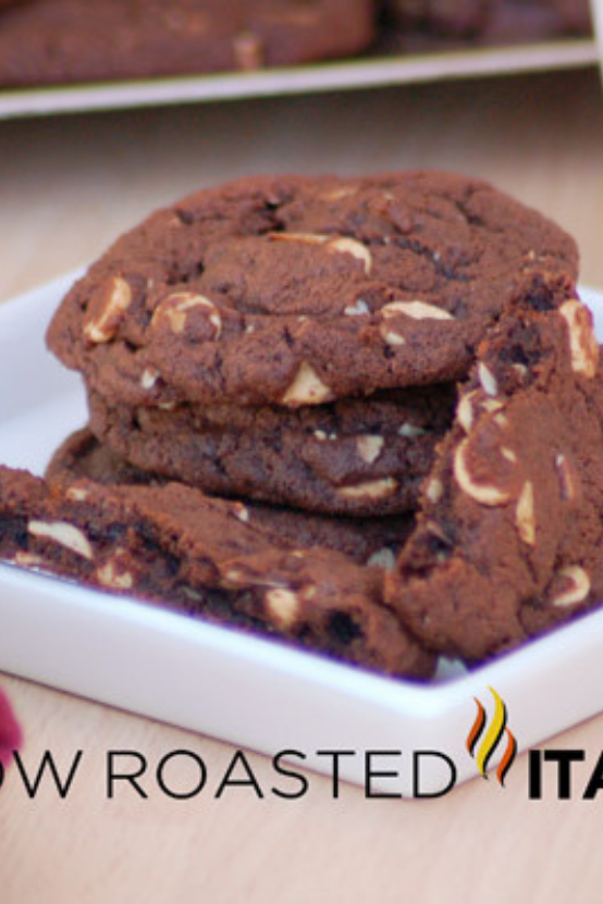 Double Chocolate Almond Cookies