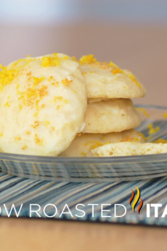 Lemon Ricotta Cookies with Lemon Glaze