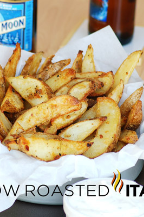 Oven Baked Garlic Potato Fries