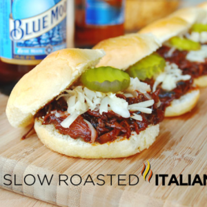 barbecue pulled chicken sliders on cutting board