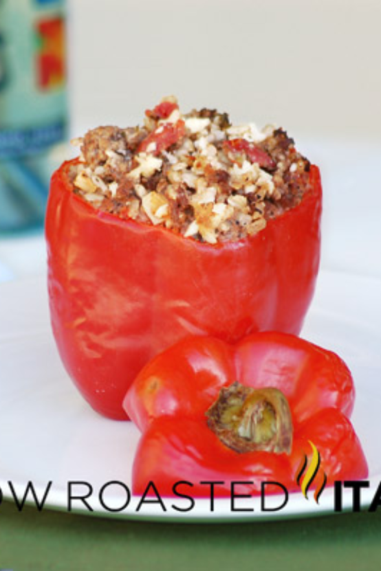 Light Greek Stuffed Peppers