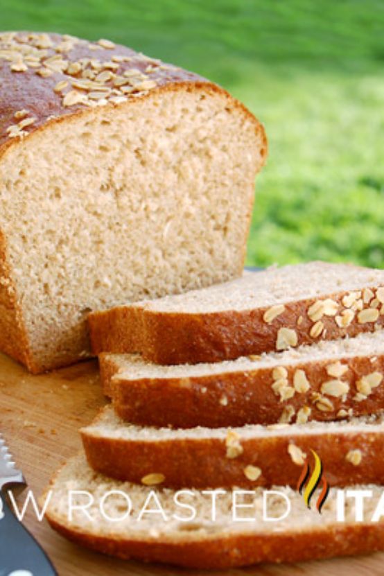 Honey Wheat Oatmeal Bread