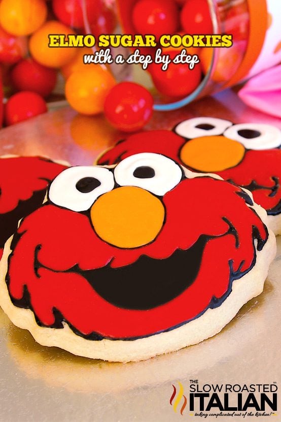 Elmo sugar cookies