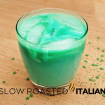 leprechauns lunch cocktail in glass