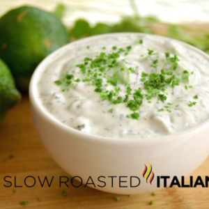 cilantro lime yogurt sauce