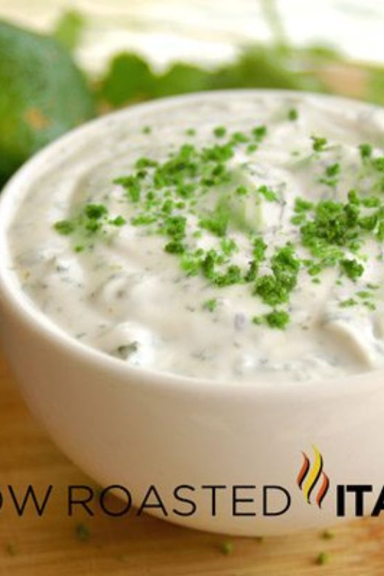 Cilantro Lime Yogurt Sauce