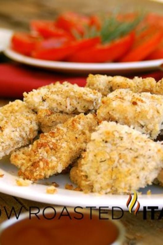 Healthy Homestyle Baked Chicken Nuggets