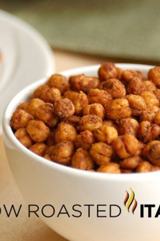 Spicy Fajita Roasted Chickpeas