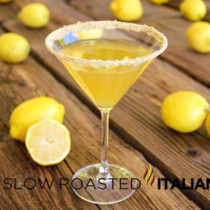 Glass of Lemon Cream Pie Martini