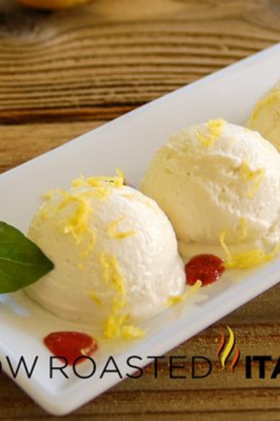 Lemon Frozen Yogurt