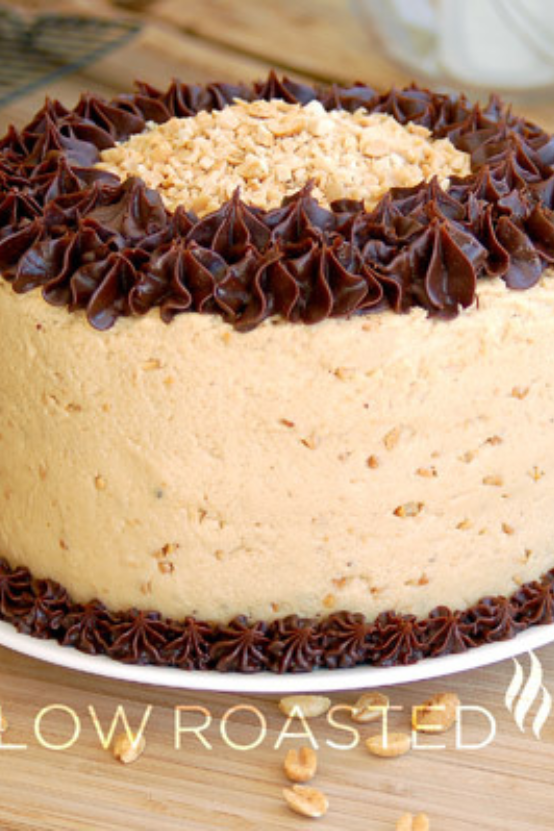 Peanut Butter Fudge Chocolate Cake