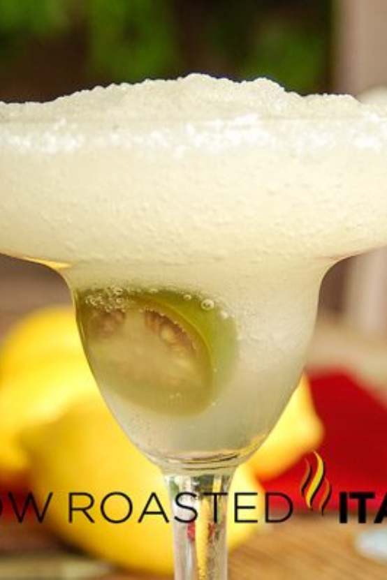 Puckered Jalapeno Frozen Margarita