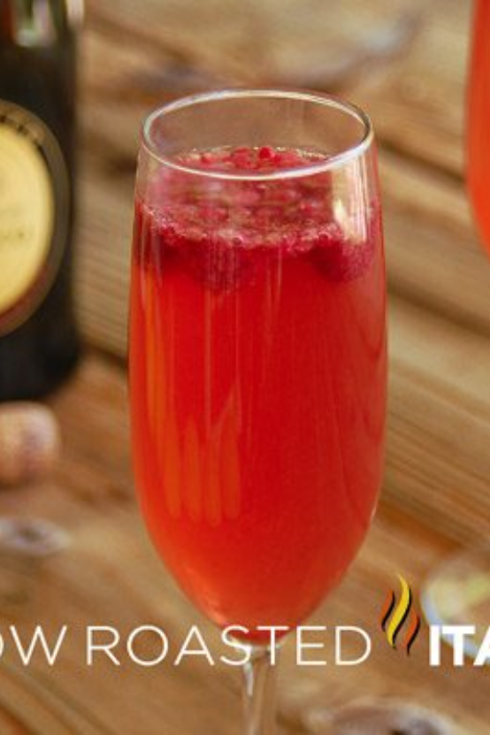Raspberry Lemon Prosecco Cocktail