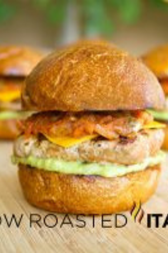 Fully Loaded Tex-Mex Turkey Burger Sliders