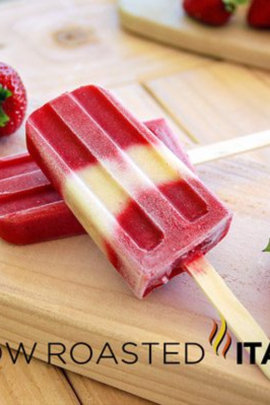 Scrumptious Strawberry Banana Popsicles