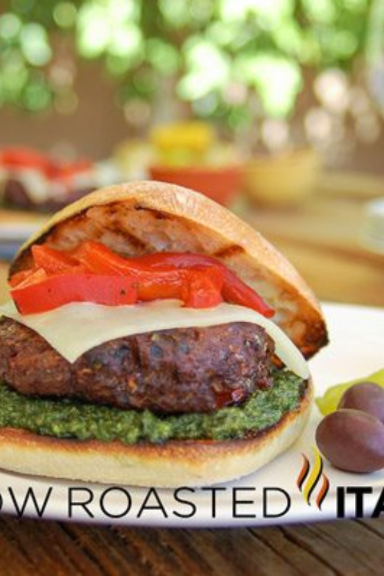 Tuscan Summer Sun-dried Tomato Burger