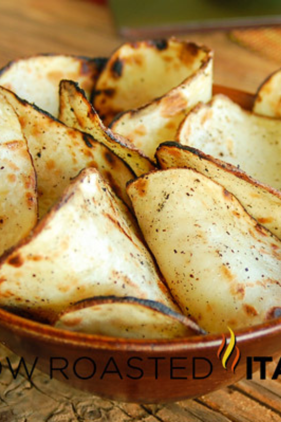 Quick and Easy Salt and Pepper Grilled Potato Chips