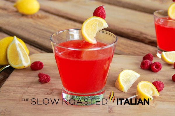 raspberry lemon vodka cocktail