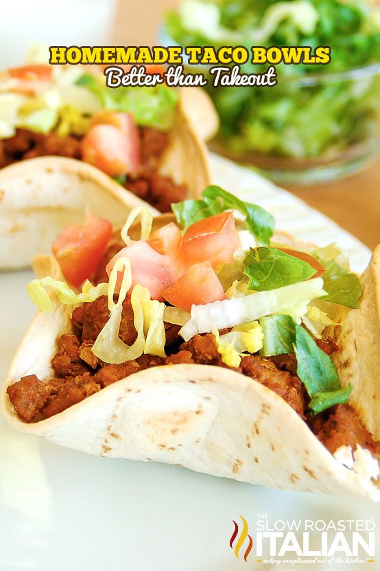 Homemade Taco Bowl Better Than Takeout @SlowRoasted