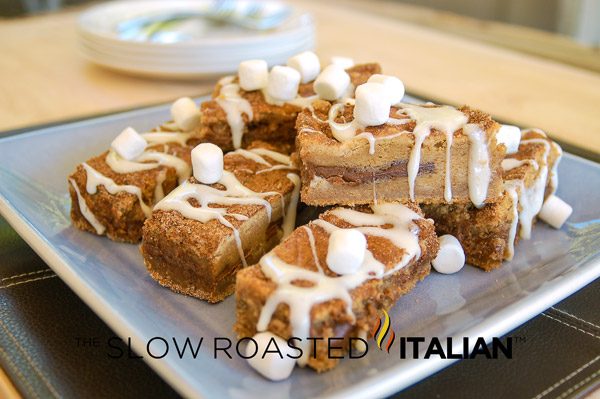 snickerdoodle smores plate