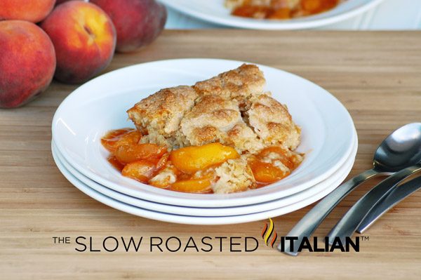 southern peach cobbler