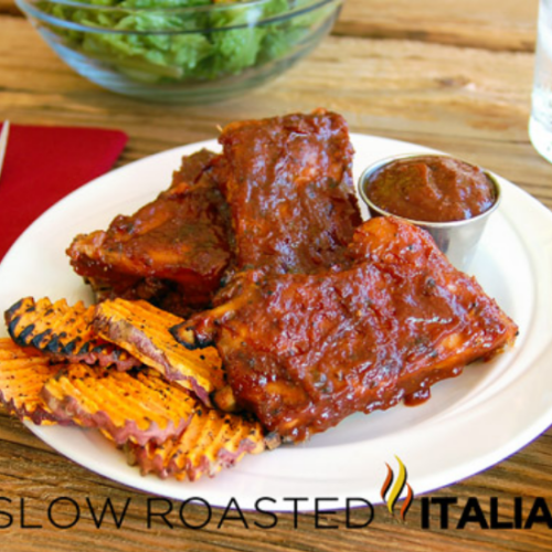 Bourbon Barbecue Pork Baby Back Ribs The Slow Roasted Italian