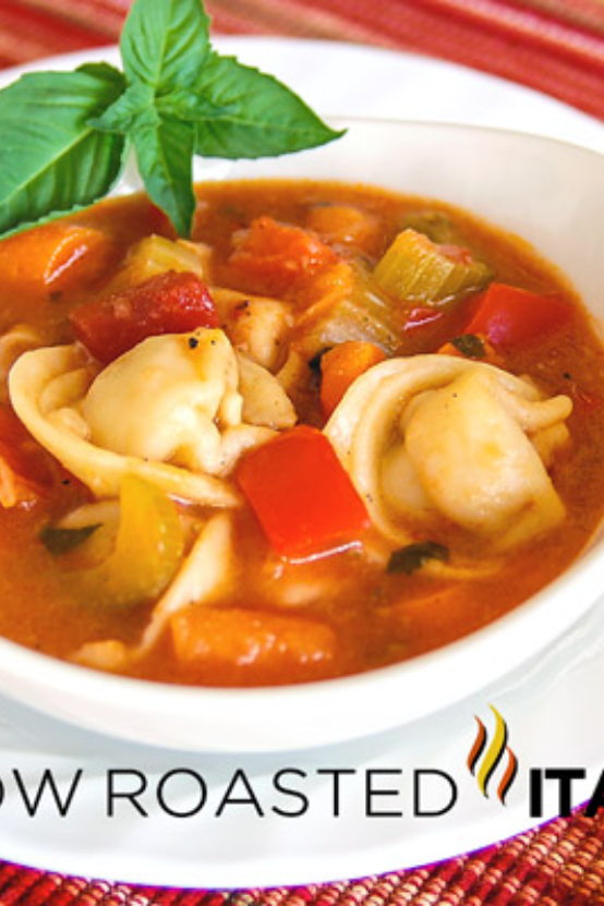 Easy Tortellini and Vegetable Soup in Just 30 Minutes