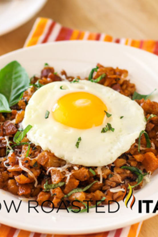 Italian Breakfast Skillet:  Pork, it’s whats for breakfast!