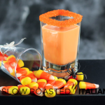 orange candy corn cocktail shot