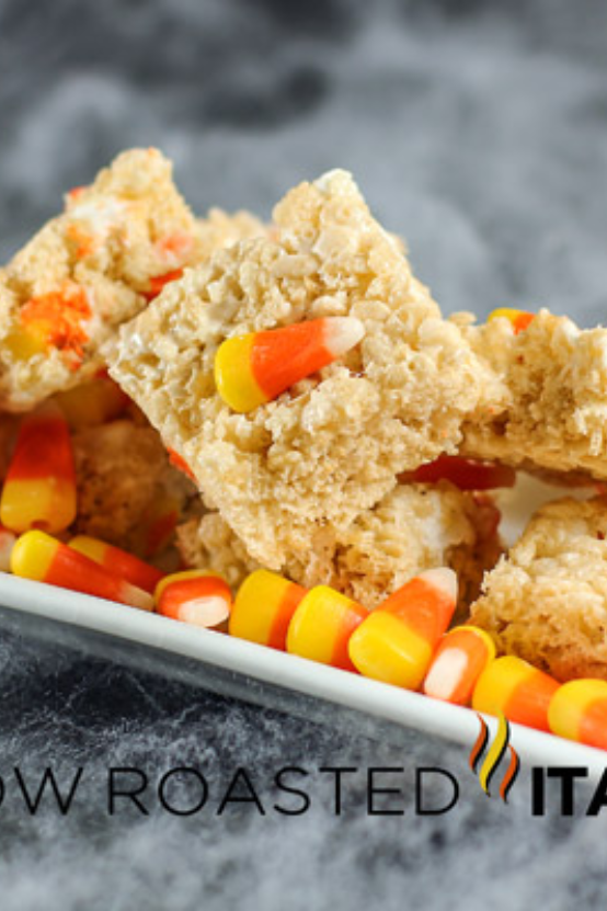 Candy Corn Rice Krispies Treats