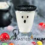 white chocolate ghost cocktail shot