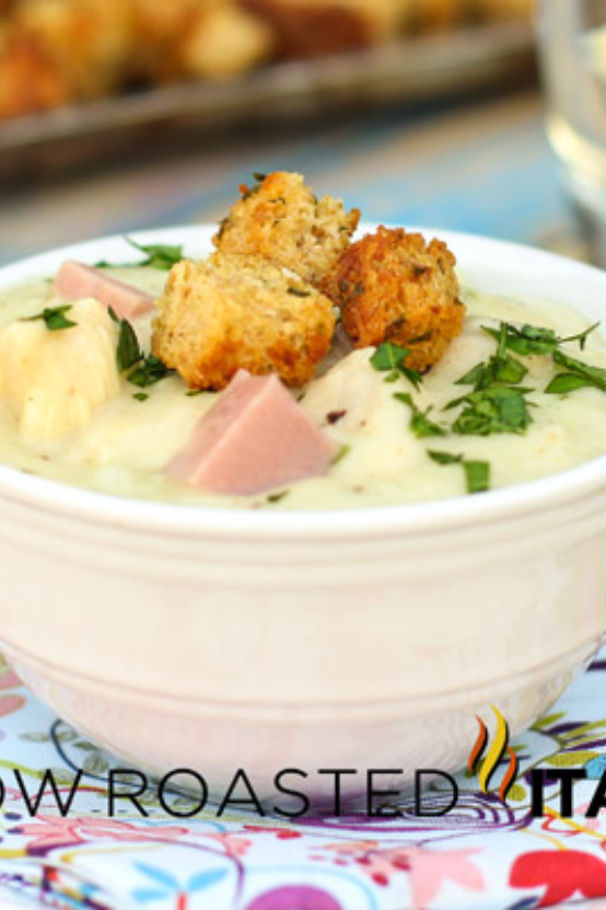 Chicken Cordon Bleu Soup in 30 Minutes