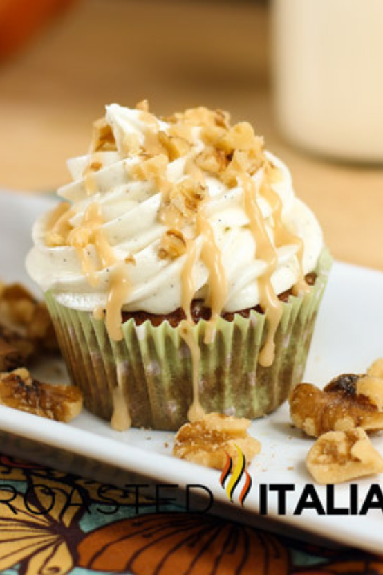 Frosted Caramel Apple Cupcakes