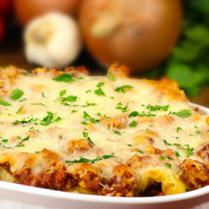 skinny lasagna roll ups in casserole dish