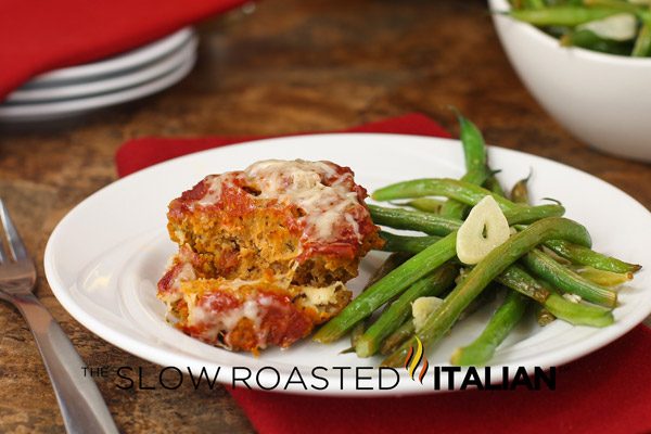 Cheesy Italian Mini Meatloaf cups