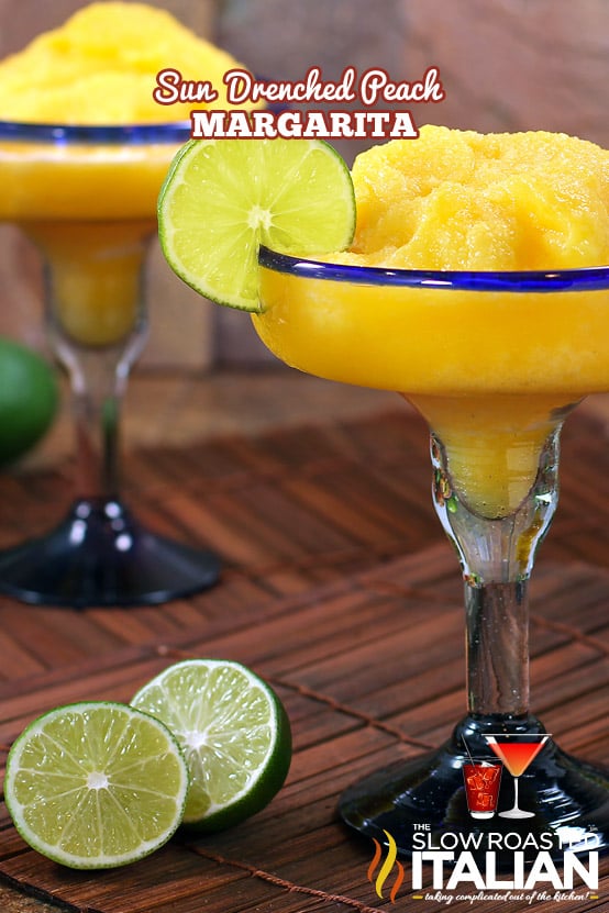 Perfectly Peach Frozen Margarita