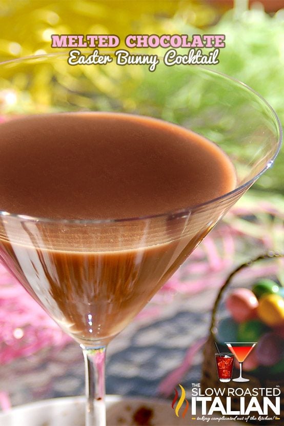 The Melted Chocolate Easter Bunny Cocktail