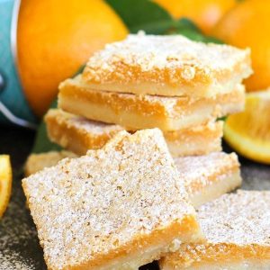 orange amaretto citrus bars