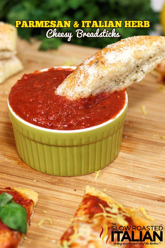 Cheesy Italian Bread Sticks in Just 30 Minutes