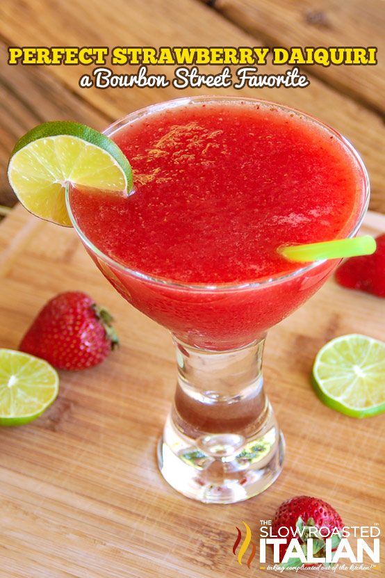 perfect frozen strawberry daiquiri