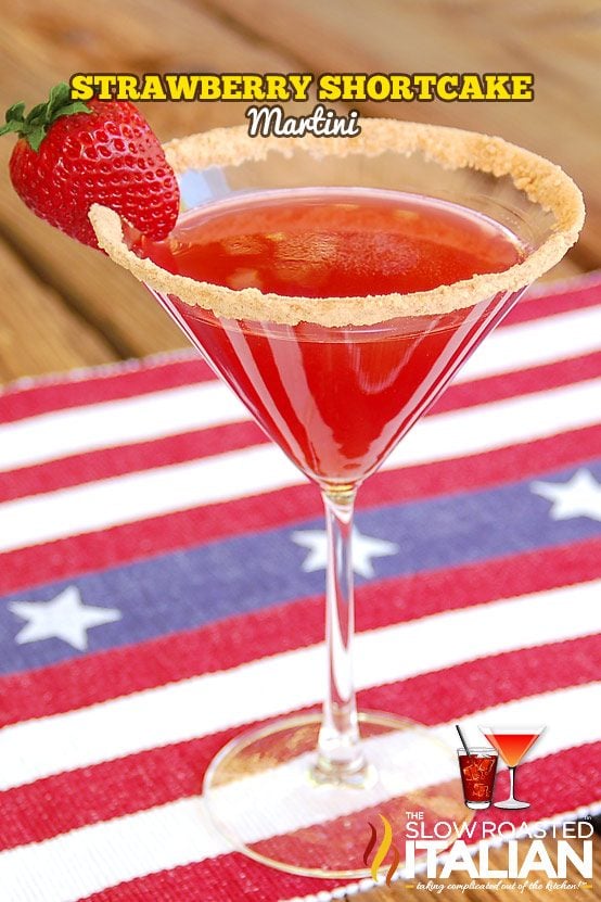 Strawberry Shortcake Martini