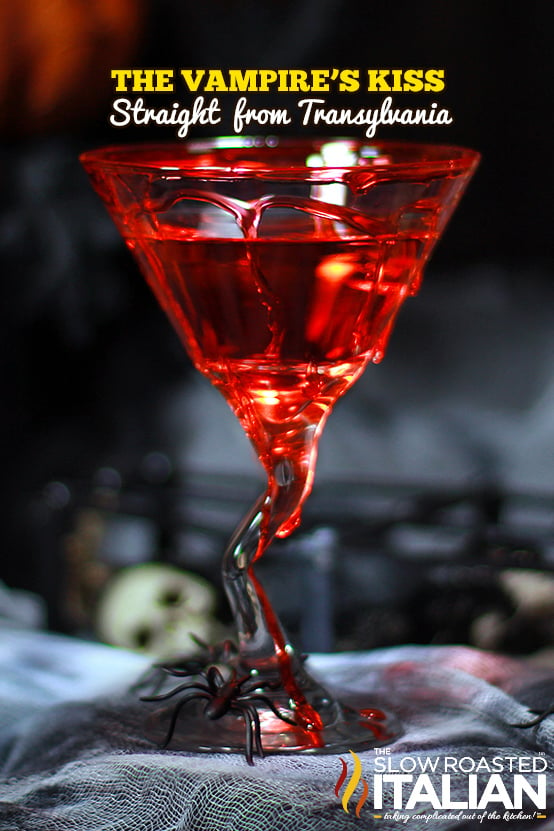 The Vampire’s Kiss Martini – How to create a blood rimmed cocktail glass