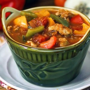 italian sausage and pepper soup