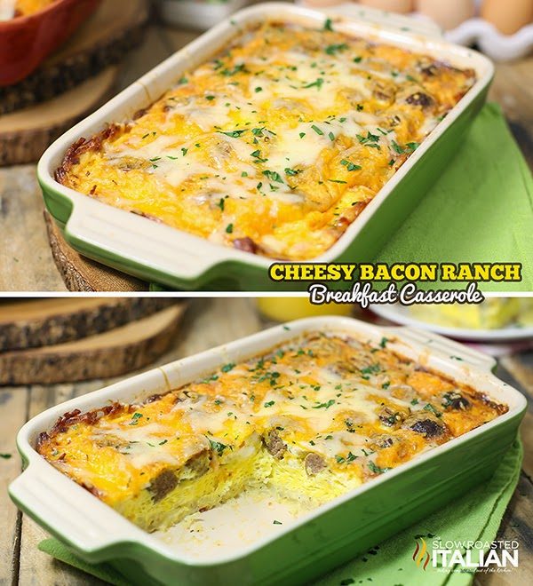 Hidden Valley Ranch breakfast casserole.