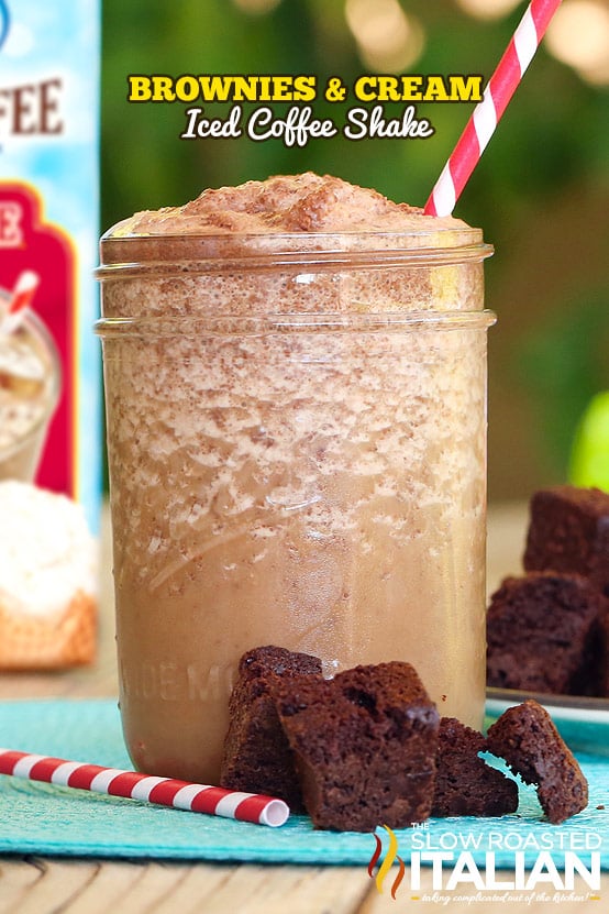 Brownies and Cream Iced Coffee Shake